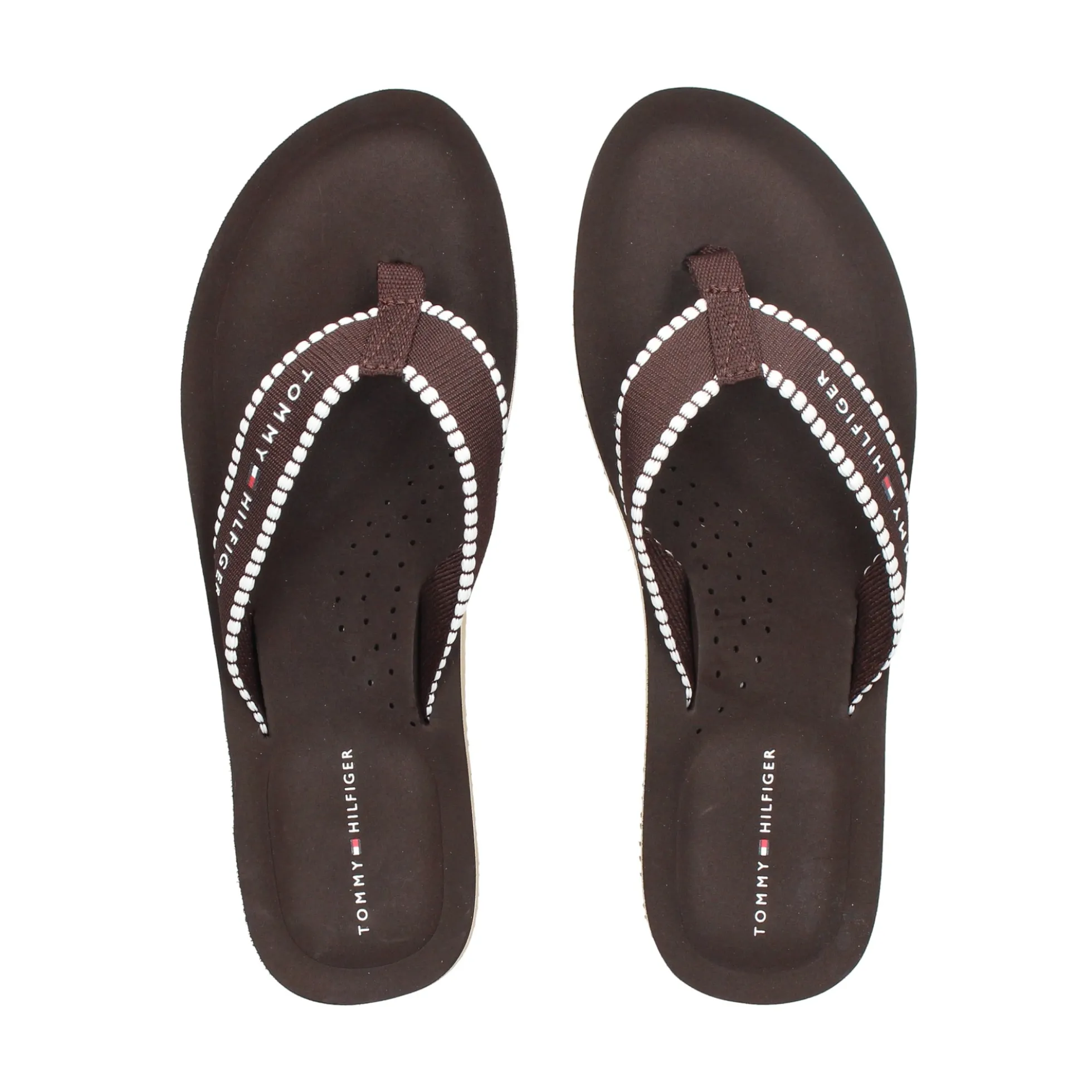 TOMMY HILFIGER Chanclas de Mujer FW0FW08145 HJT CHOCOLATE