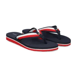 TOMMY HILFIGER Chanclas de Mujer FW0FW07986 0G0 RED WHITE B