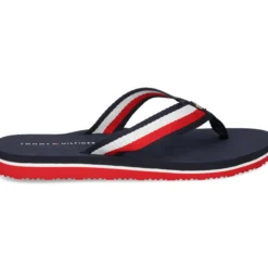 TOMMY HILFIGER Chanclas de Mujer FW0FW07986 0G0 RED WHITE B