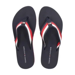 TOMMY HILFIGER Chanclas de Mujer FW0FW07986 0G0 RED WHITE B