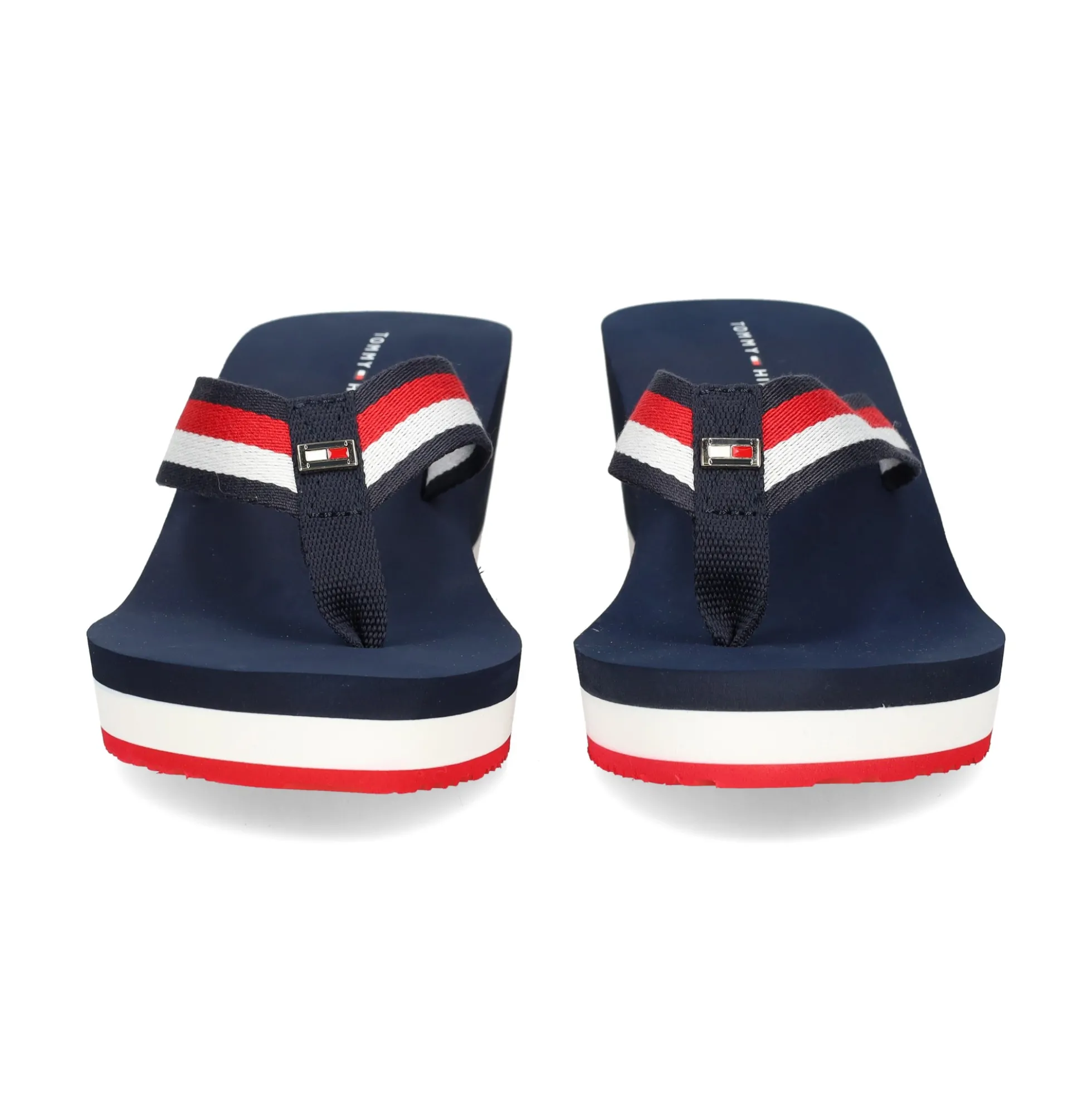 TOMMY HILFIGER Chanclas de Mujer W0FW07987 0G0 RED WHITE B