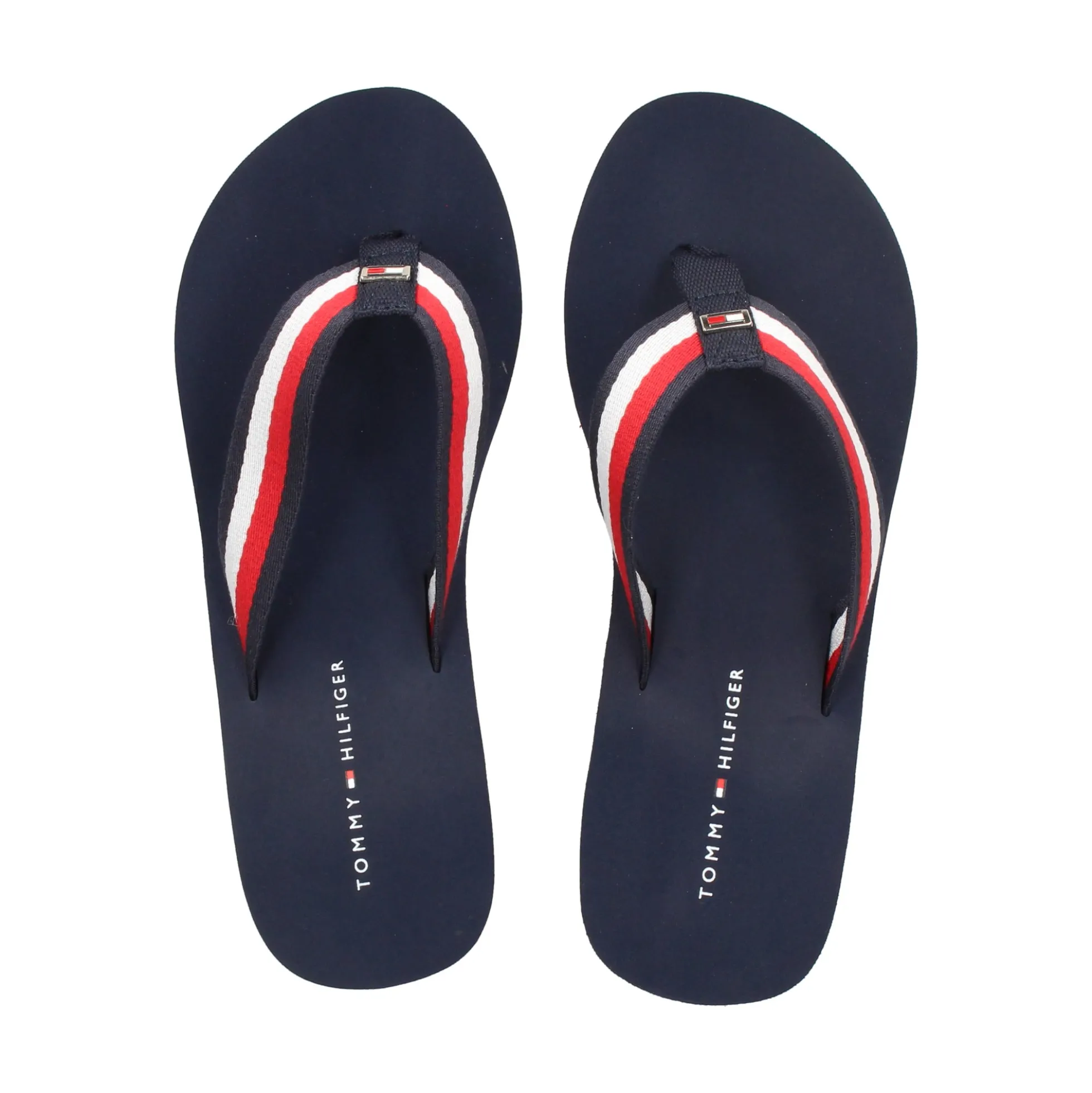 TOMMY HILFIGER Chanclas de Mujer W0FW07987 0G0 RED WHITE B