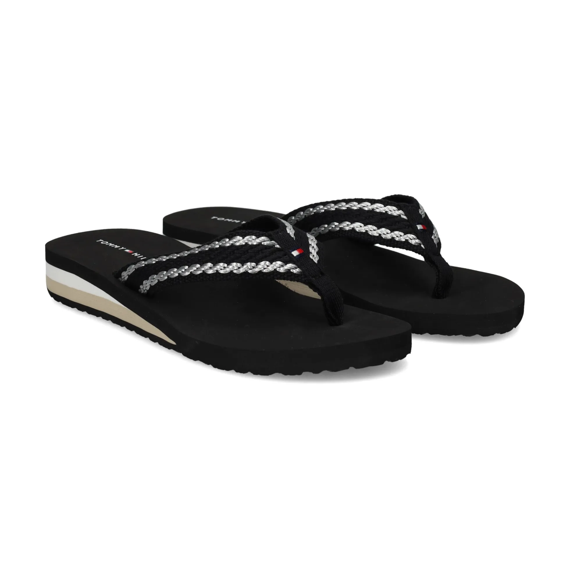 TOMMY HILFIGER Chanclas de Mujer FW0FW07588 BDS BLACK