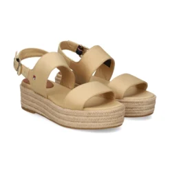 TOMMY HILFIGER Sandalias con plataforma de Mujer FW0FW07885 ACR HARVEST WHE