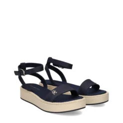 TOMMY HILFIGER Sandalias con plataforma de Mujer FW0FW07748 DW6 SPACE BLUE