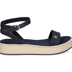 TOMMY HILFIGER Sandalias con plataforma de Mujer FW0FW07748 DW6 SPACE BLUE