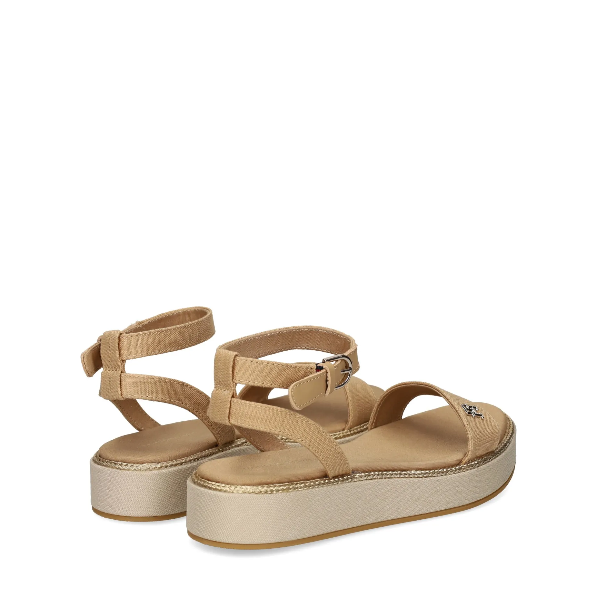 TOMMY HILFIGER Sandalias con plataforma de Mujer FW0FW08051 0HD CLASSIC KHA