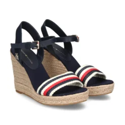 TOMMY HILFIGER Sandalias cuña de Mujer FW0FW07086 DW6 SPACE BLUE