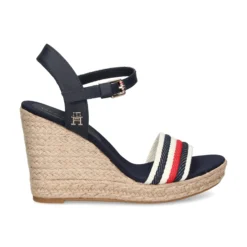 TOMMY HILFIGER Sandalias cuña de Mujer FW0FW07086 DW6 SPACE BLUE