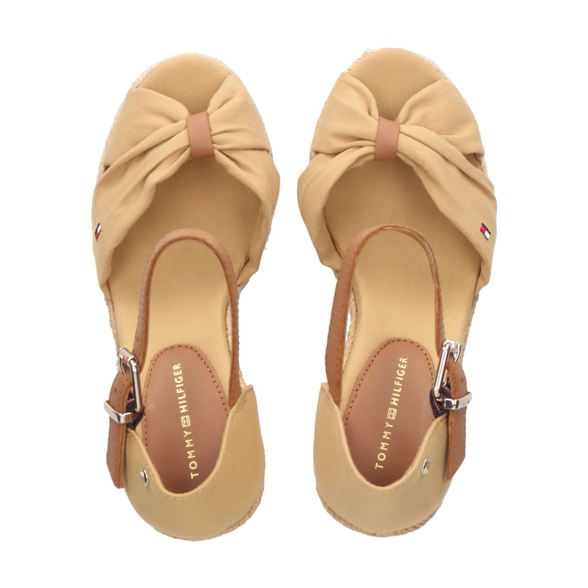 TOMMY HILFIGER Sandalias cuña de Mujer FW0FW04784 RBL CLASSIC KHA