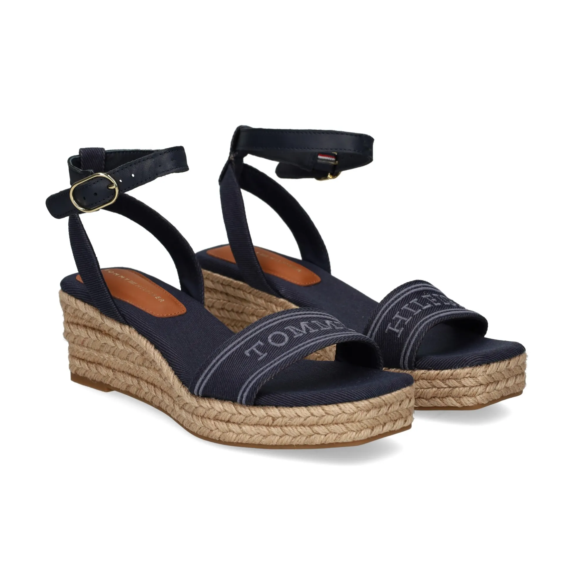 TOMMY HILFIGER Sandalias cuña de Mujer FW0FW08805 DW6 SPACE BLUE
