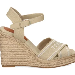 TOMMY HILFIGER Sandalias cuña de Mujer FW0FW08668 ACC HORSERADIS