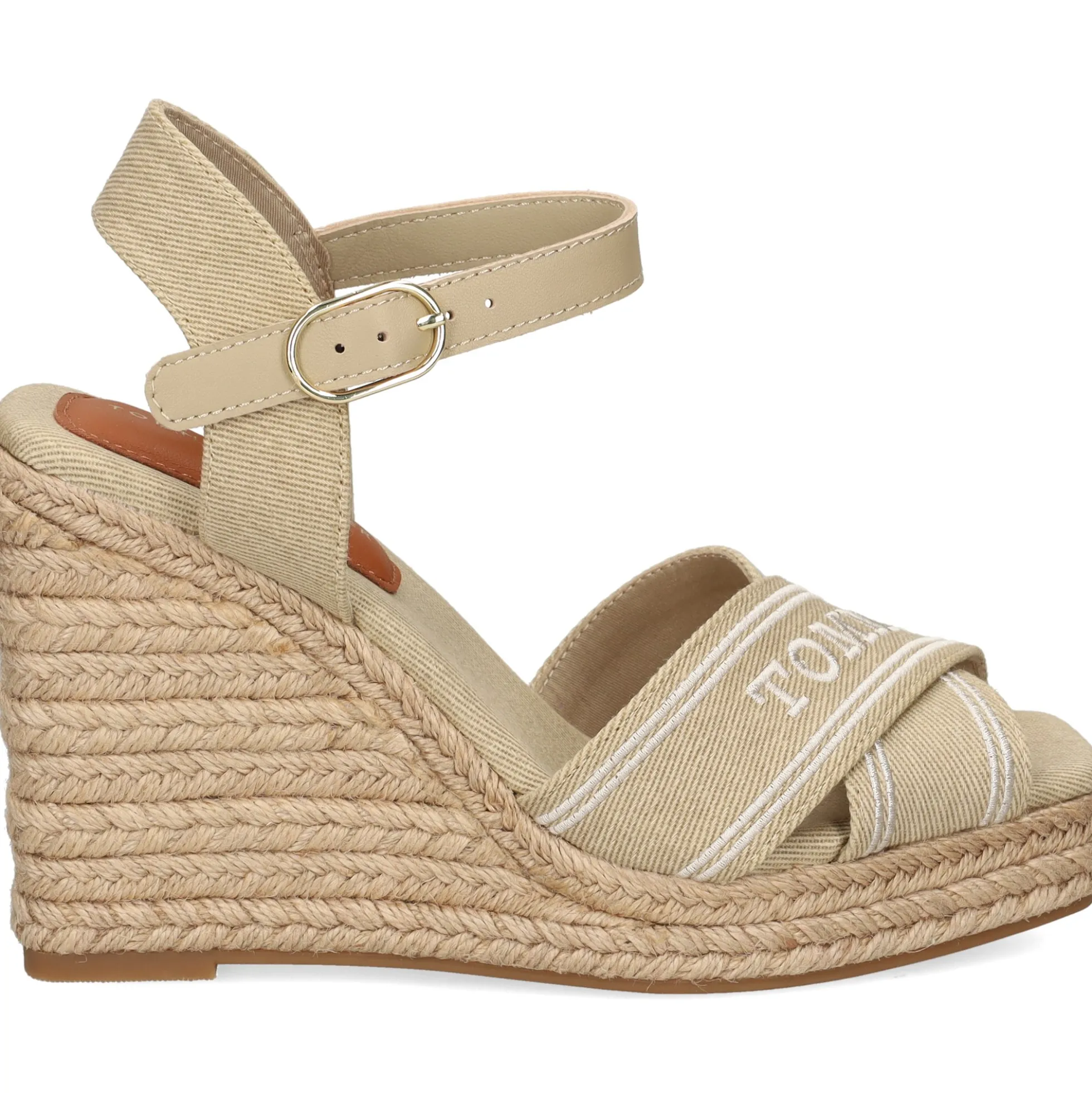 TOMMY HILFIGER Sandalias cuña de Mujer FW0FW08668 ACC HORSERADIS