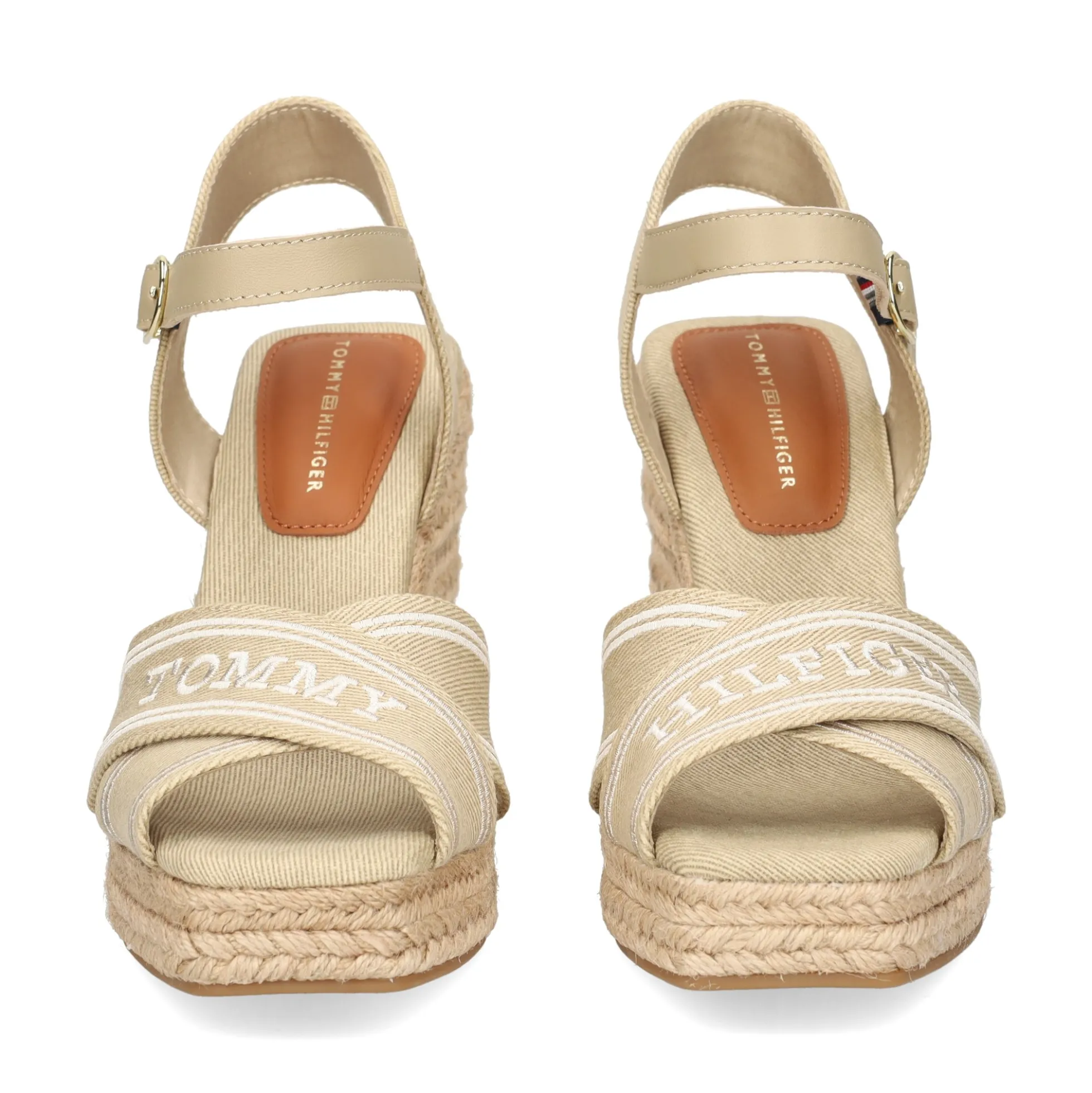 TOMMY HILFIGER Sandalias cuña de Mujer FW0FW08668 ACC HORSERADIS