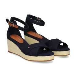 TOMMY HILFIGER Sandalias cuña de Mujer FW0FW08481 DW6 SPACE BLUE