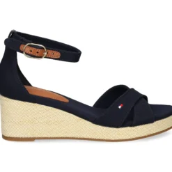 TOMMY HILFIGER Sandalias cuña de Mujer FW0FW08481 DW6 SPACE BLUE