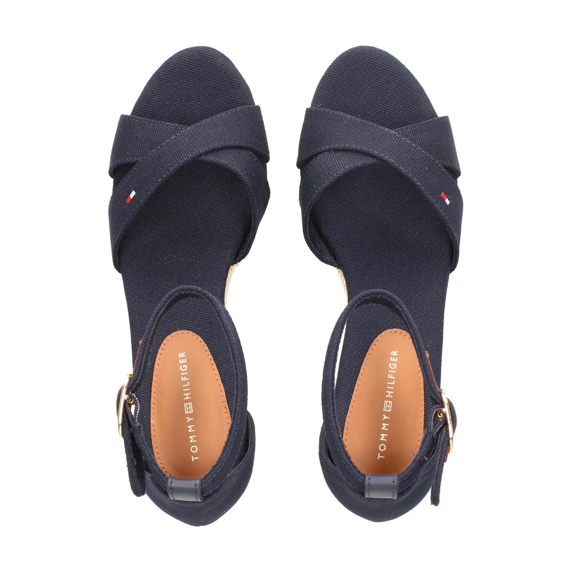 TOMMY HILFIGER Sandalias cuña de Mujer FW0FW08481 DW6 SPACE BLUE