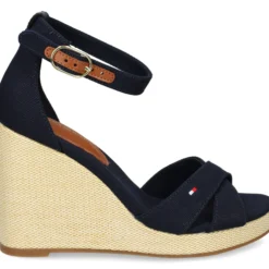 TOMMY HILFIGER Sandalias cuña de Mujer FW0FW08661 DW6 SPACE BLUE