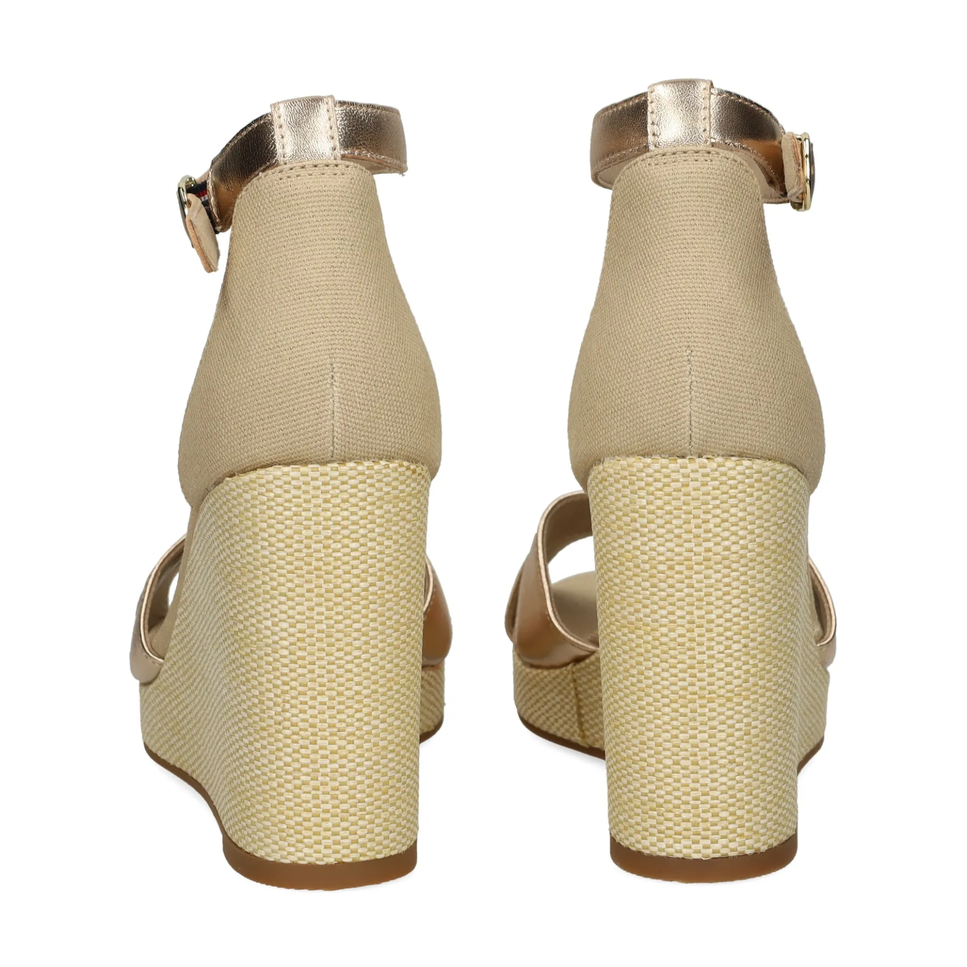 TOMMY HILFIGER Sandalias cuña de Mujer FW0FW08811 0HS GOLD