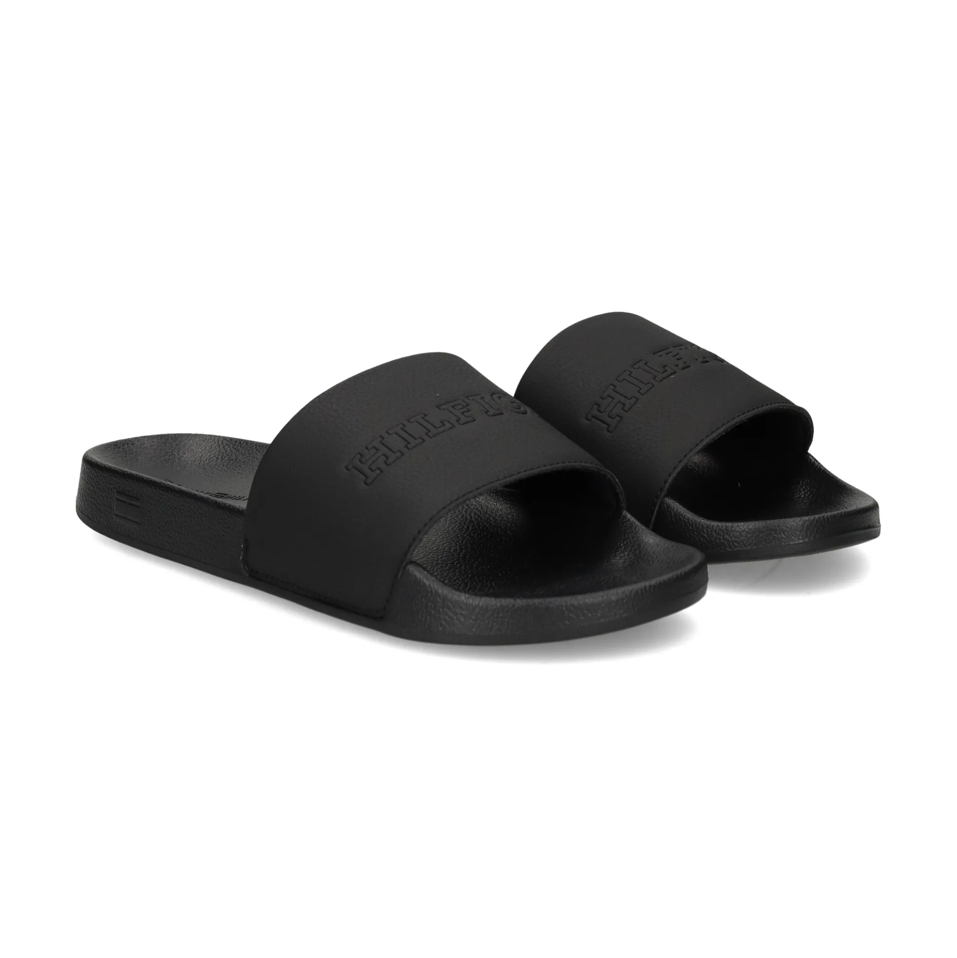 TOMMY HILFIGER Sandalias planas de Mujer FM0FM05619 BDS BLACK