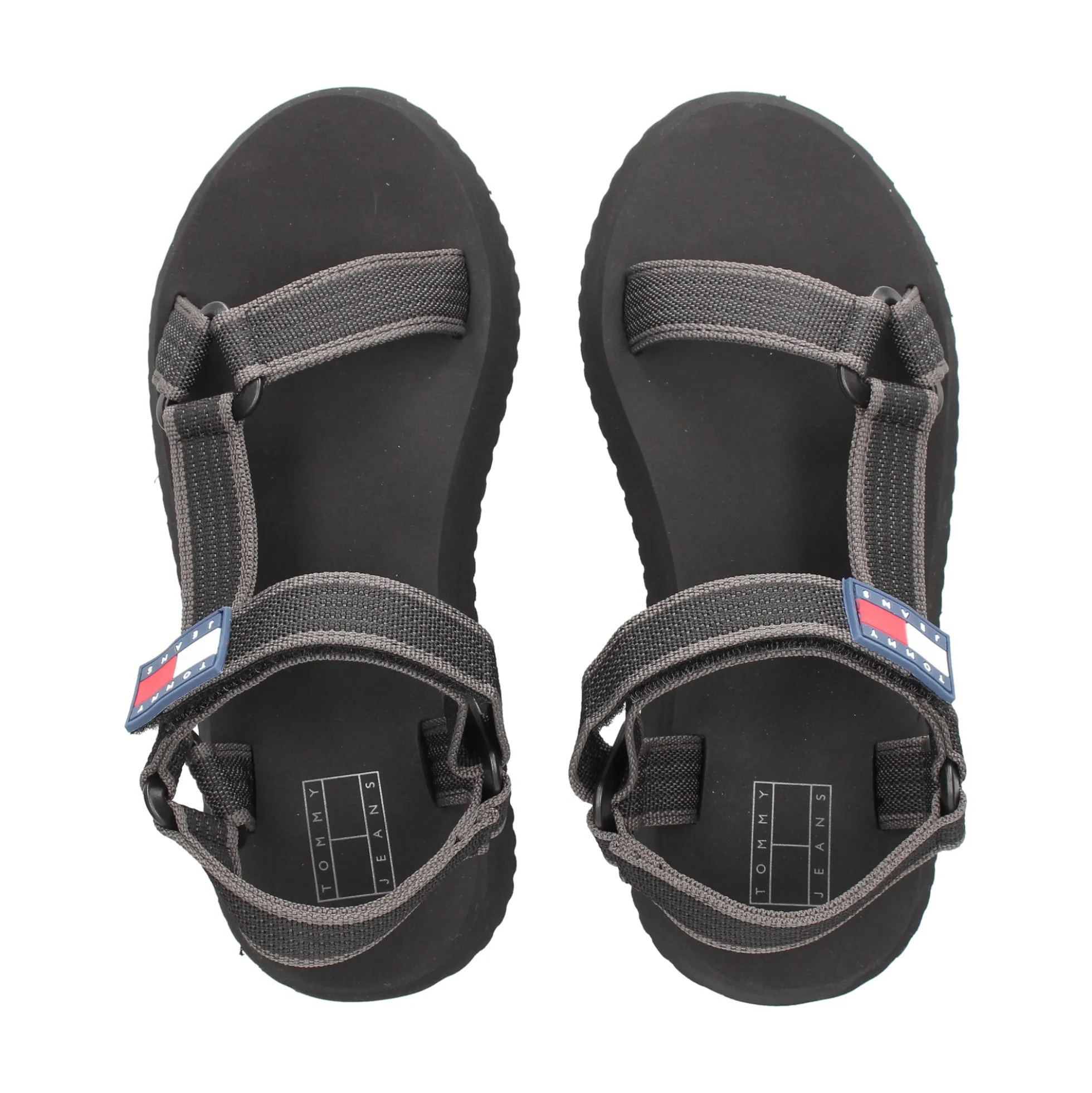 TOMMY HILFIGER Sandalias planas de Mujer EN0EN02747 BDS NEGRO