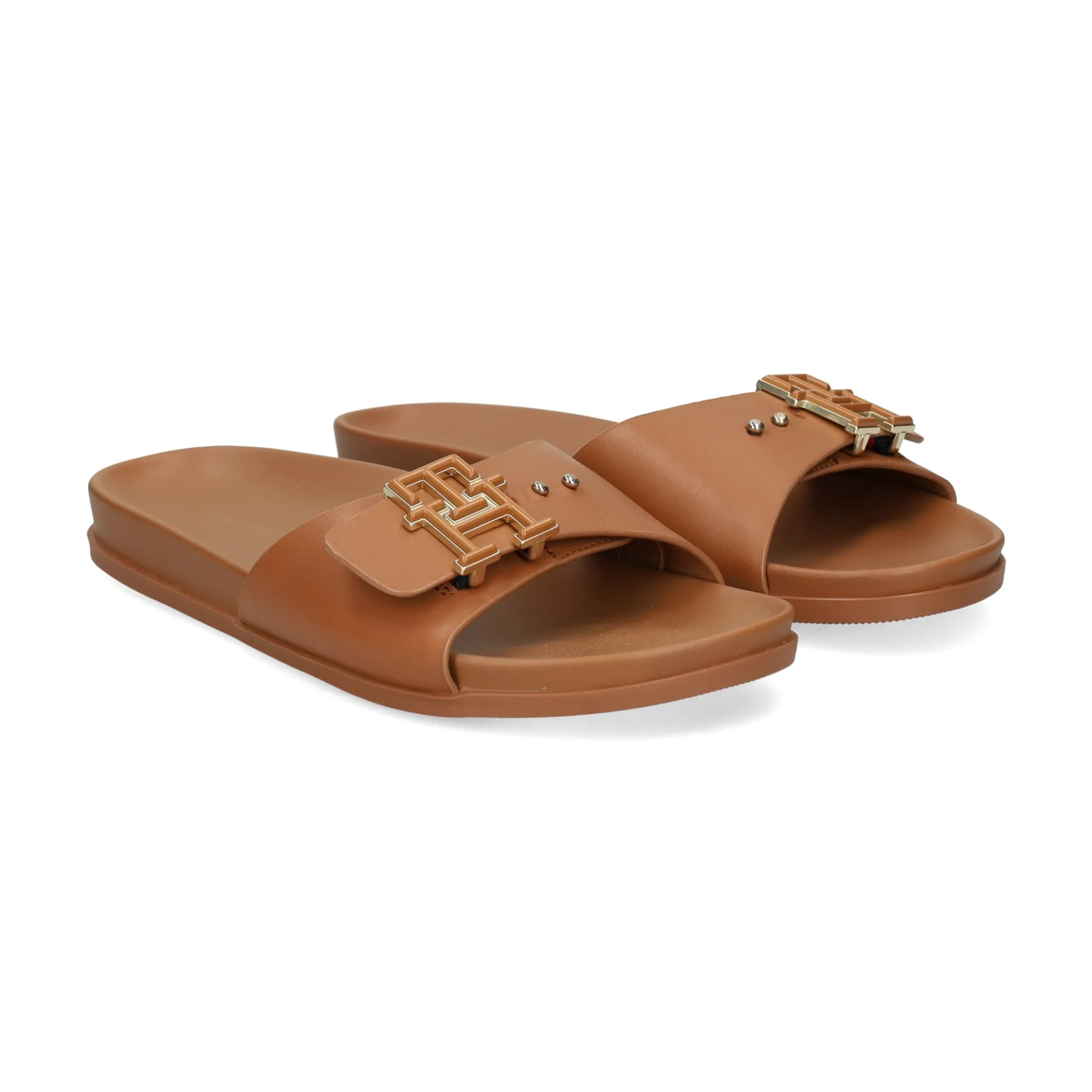 TOMMY HILFIGER Sandalias planas de Mujer FW0FW07940 GU9 SUMMER COGN