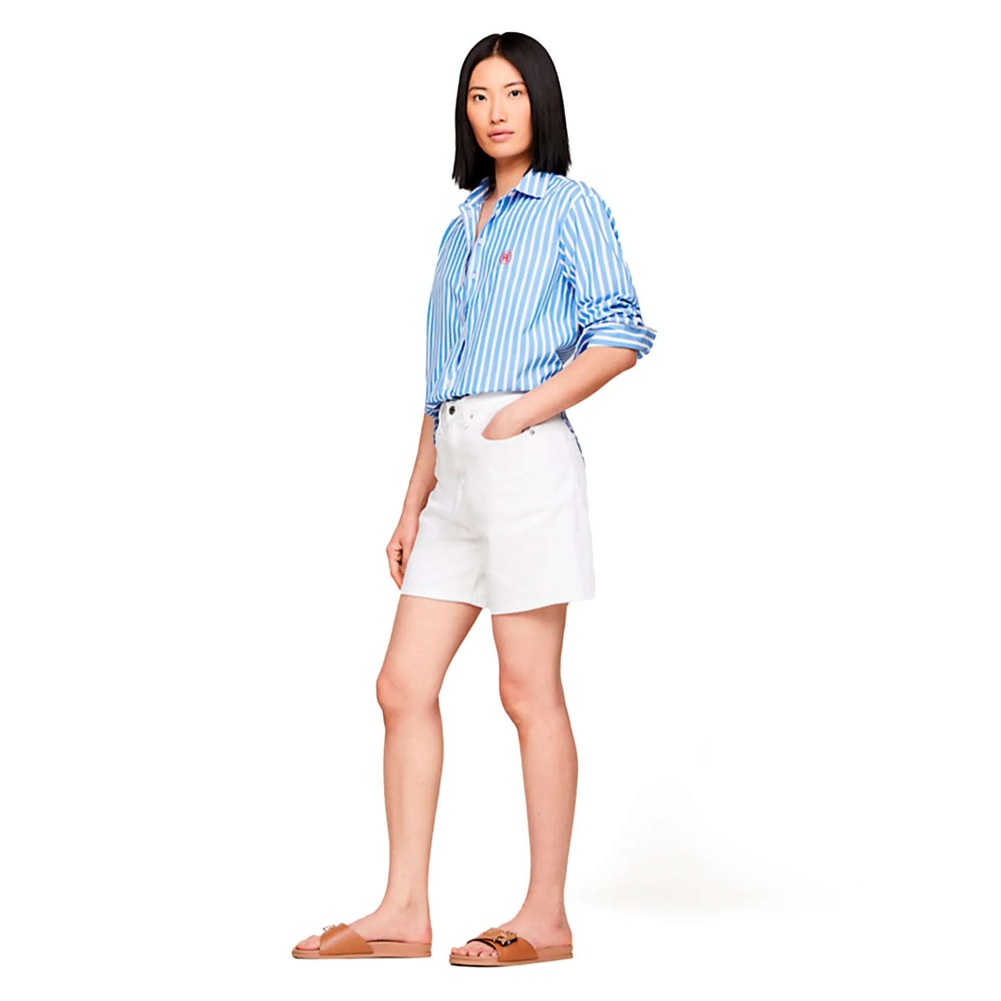 TOMMY HILFIGER Sandalias planas de Mujer FW0FW07940 GU9 SUMMER COGN