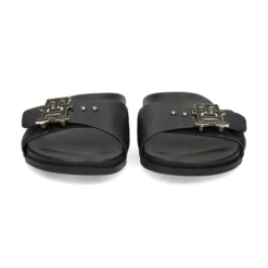 TOMMY HILFIGER Sandalias planas de Mujer FW0FW07940 BDS BLACK