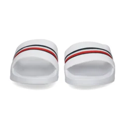 TOMMY HILFIGER Sandalias planas de Mujer FW0FW07555 YBS WHITE