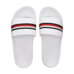 TOMMY HILFIGER Sandalias planas de Mujer FW0FW07555 YBS WHITE