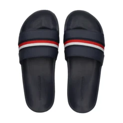 TOMMY HILFIGER Sandalias planas de Mujer FW0FW07555 DW6 SPACE BLUE