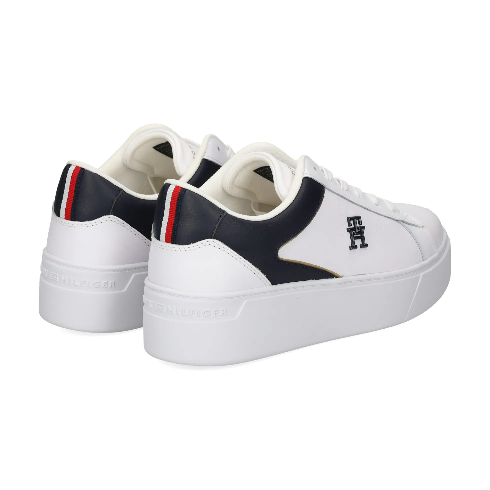 TOMMY HILFIGER Zapatillas de Mujer FW0FW07910 0K5 WHITE/SPACE