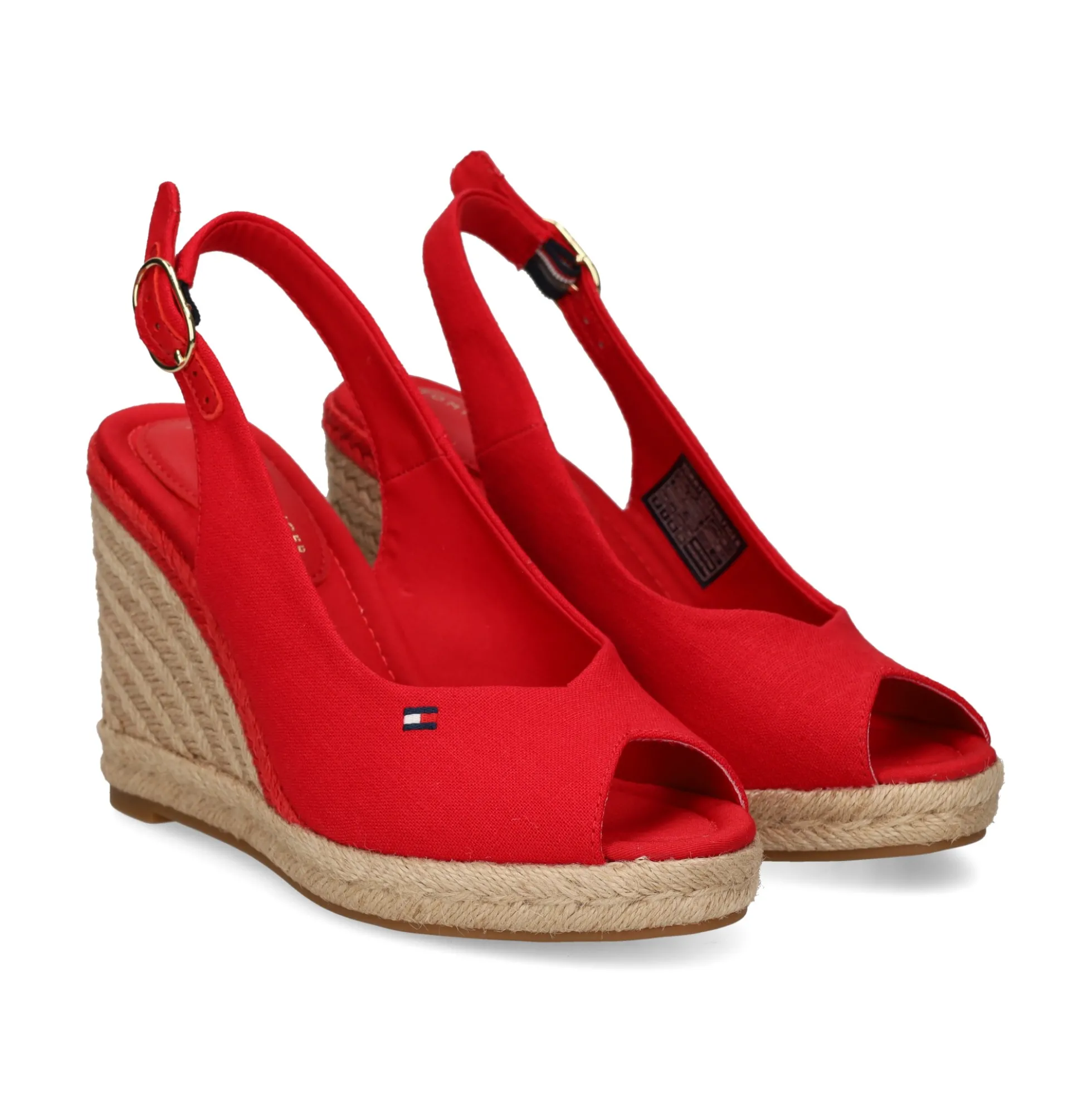 TOMMY HILFIGER Zapatos cuña FW0FW09343 XLG ROJO PRIMAR