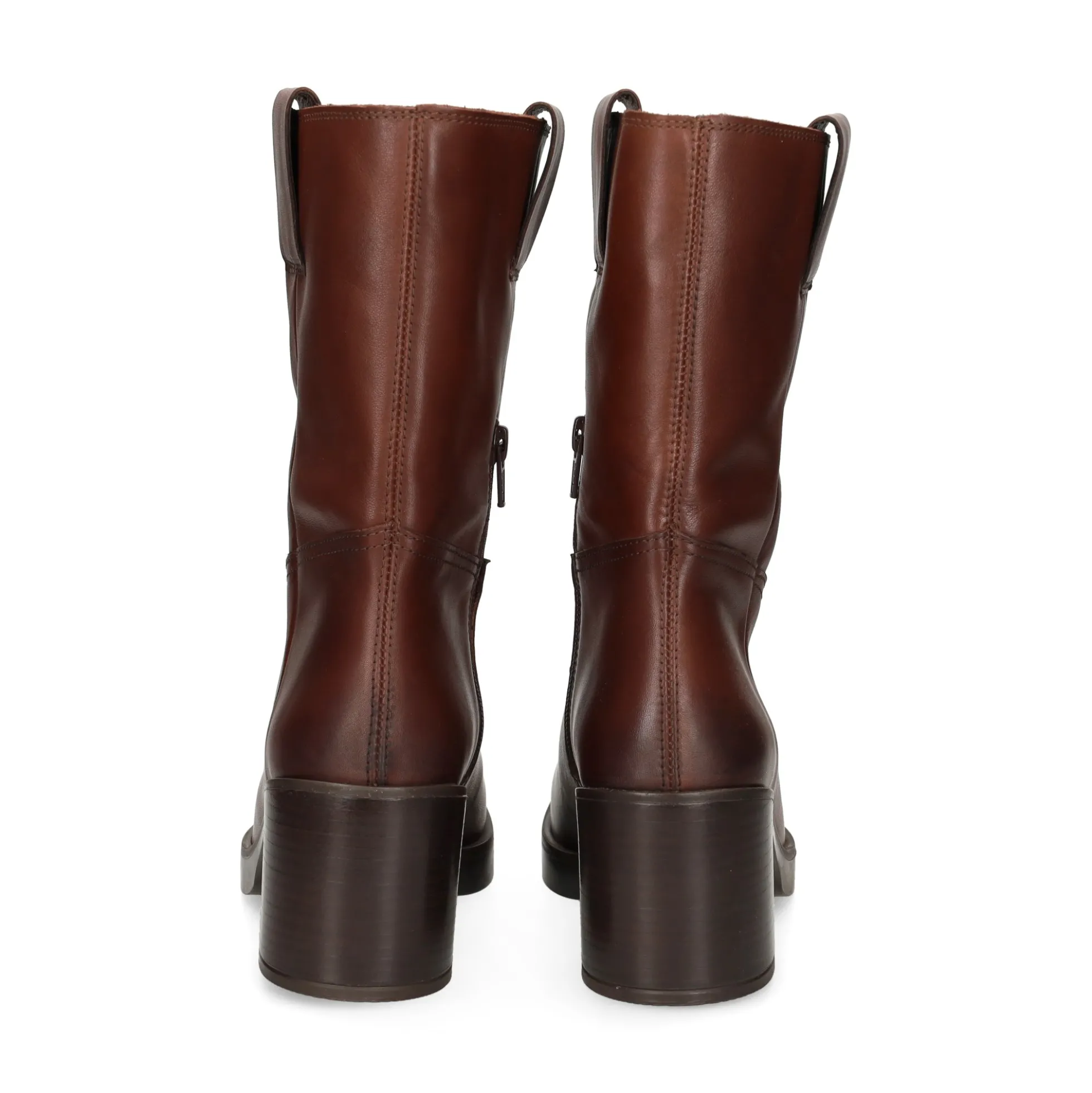 UNISA Botas con tacón de Mujer JULEN_BNA MID BROWN