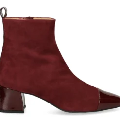 UNISA Botines con tacón de Mujer LAZLO_F25_KS_PA BURDEOS