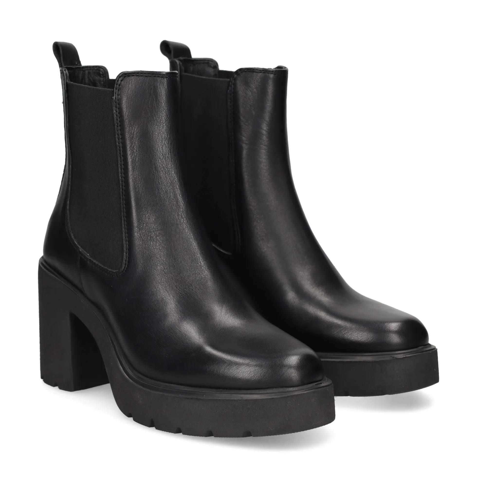UNISA Botines con tacón de Mujer KLINO_STT NEGRO