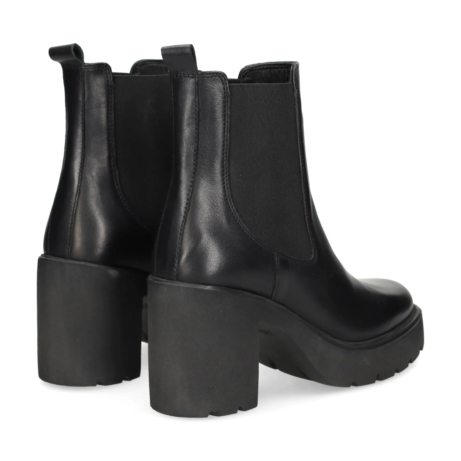 UNISA Botines con tacón de Mujer KLINO_STT NEGRO