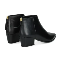 UNISA Botines con tacón de Mujer JANSEN_STT NEGRO