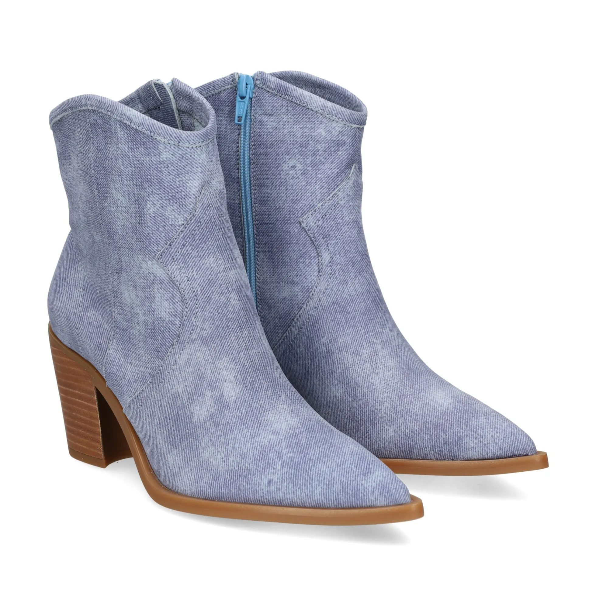 UNISA Botines con tacón de Mujer MELIAN_TEX JEANS