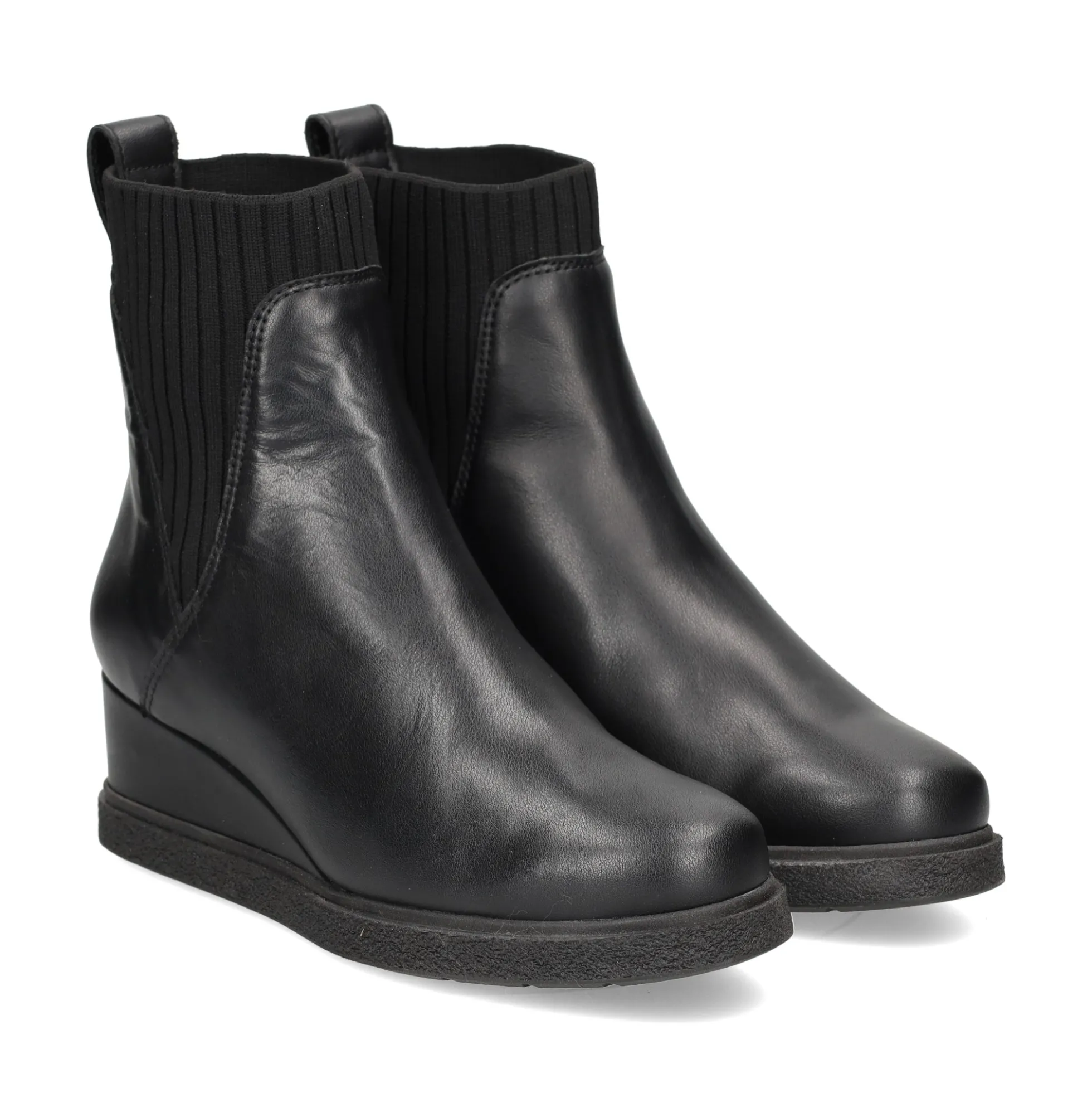 UNISA Botines con tacón de Mujer JUALO_F23_MAR NEGRO