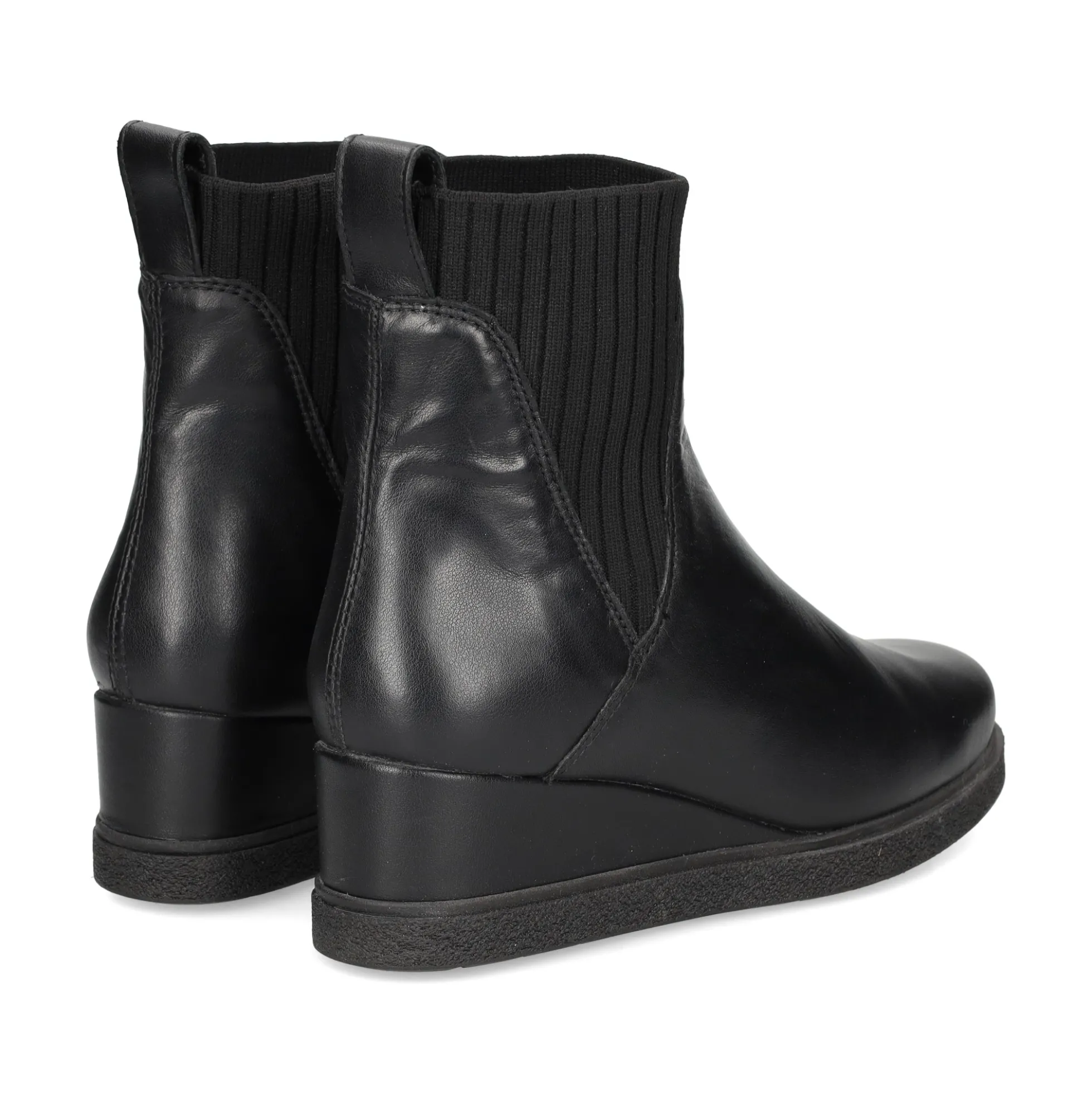 UNISA Botines con tacón de Mujer JUALO_F23_MAR NEGRO
