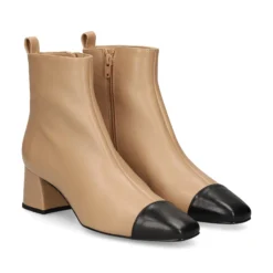 UNISA Botines con tacón de Mujer LAZLO_F25_NTO OAT/BLK