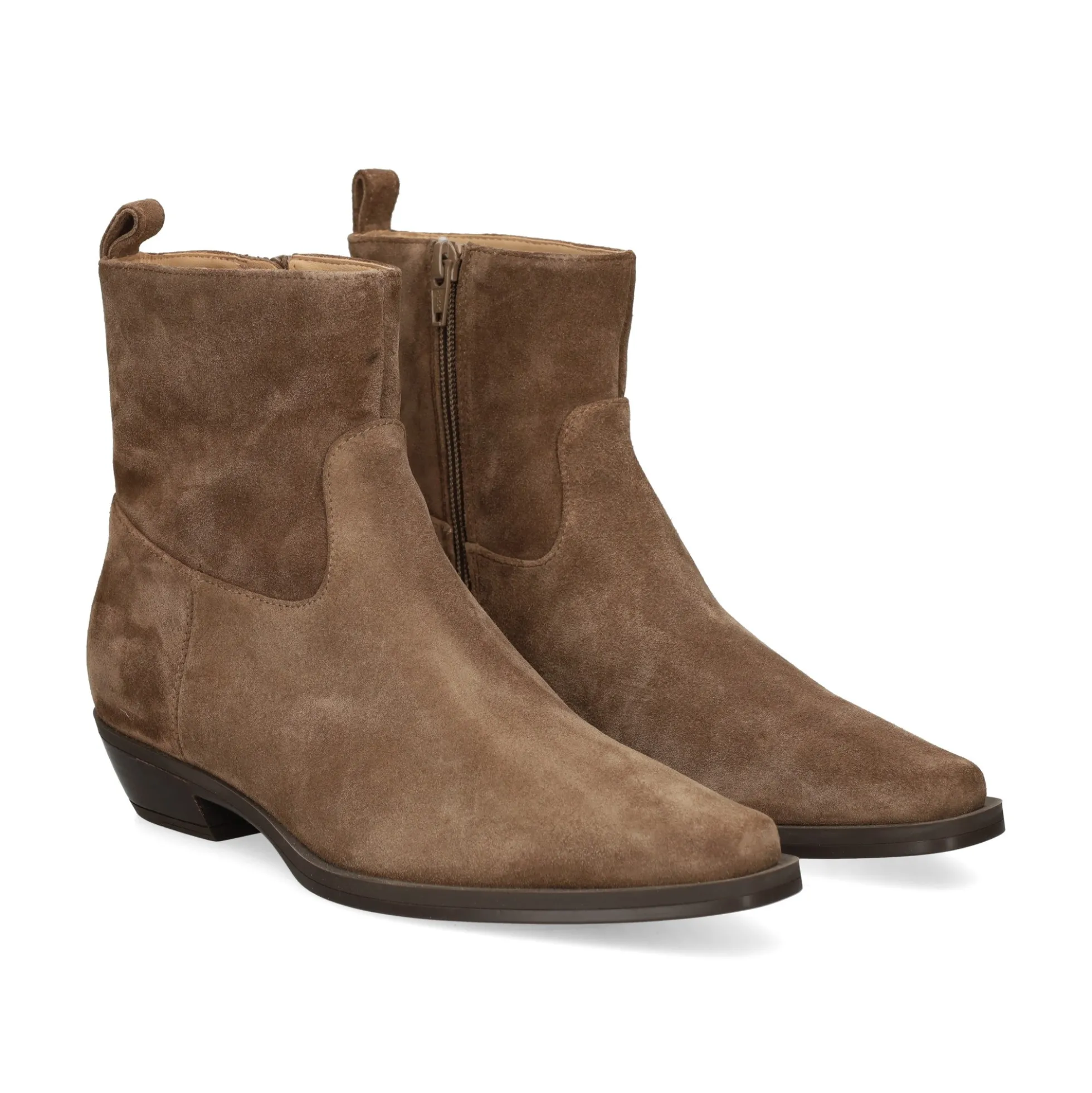 UNISA Botines planos de Mujer FINET_BS TAUPE