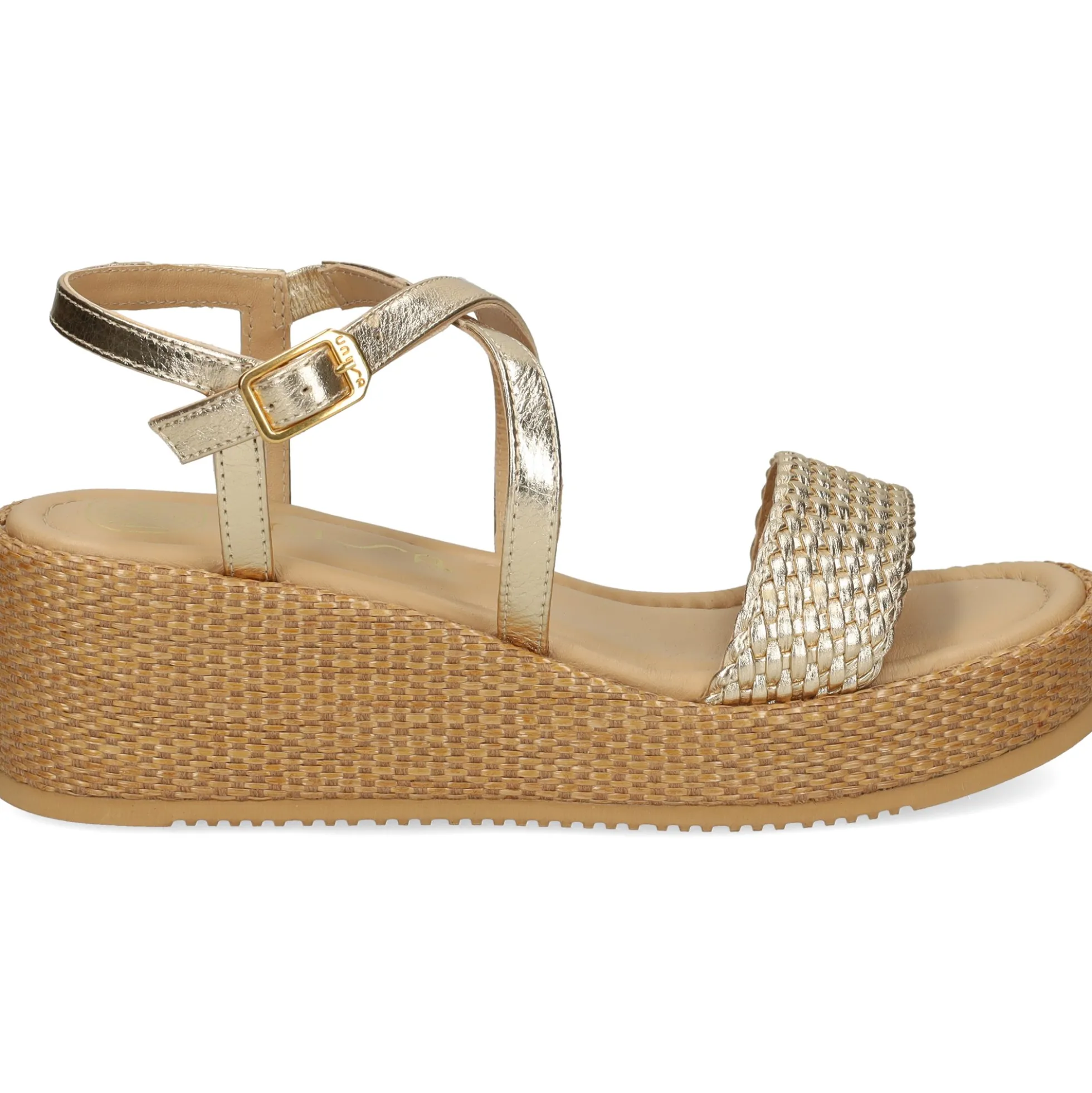 UNISA Sandalias con plataforma de Mujer KALION_MEC PLATINO