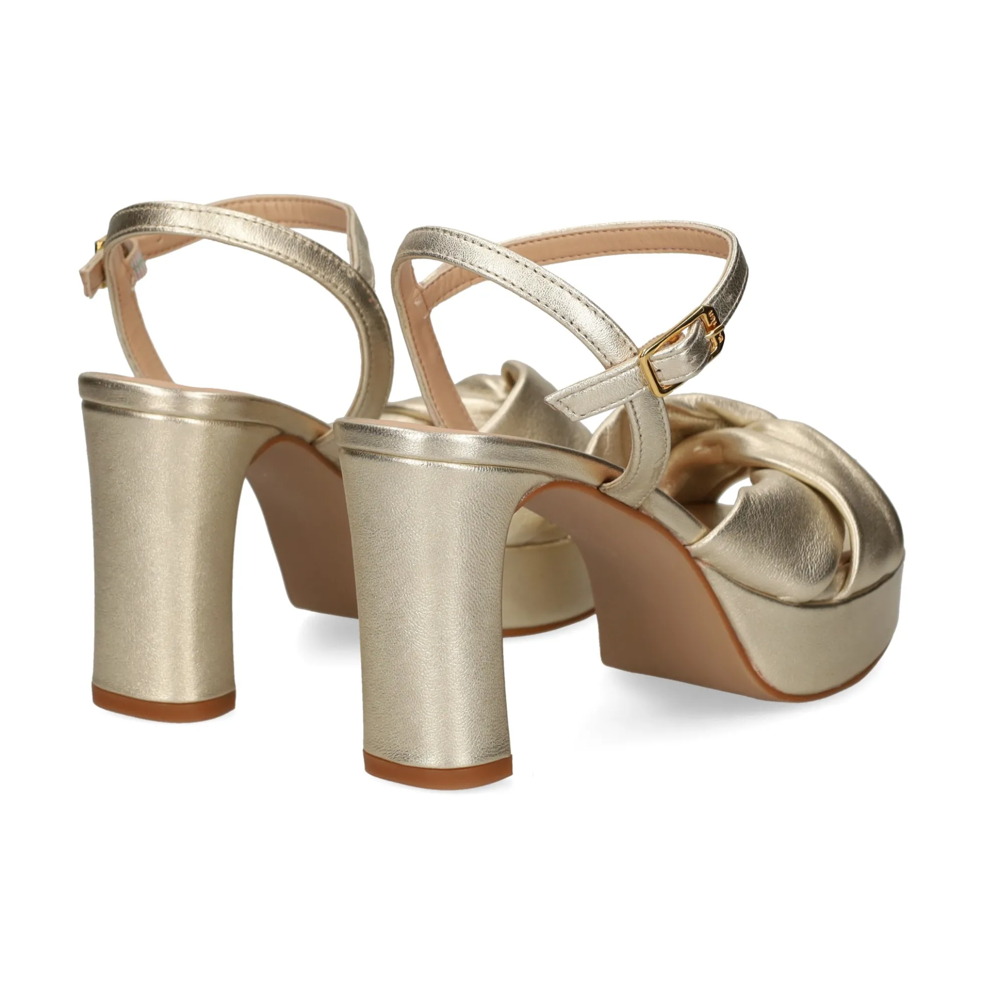 UNISA Sandalias con plataforma de Mujer ONOA_25_LMT PLATINO