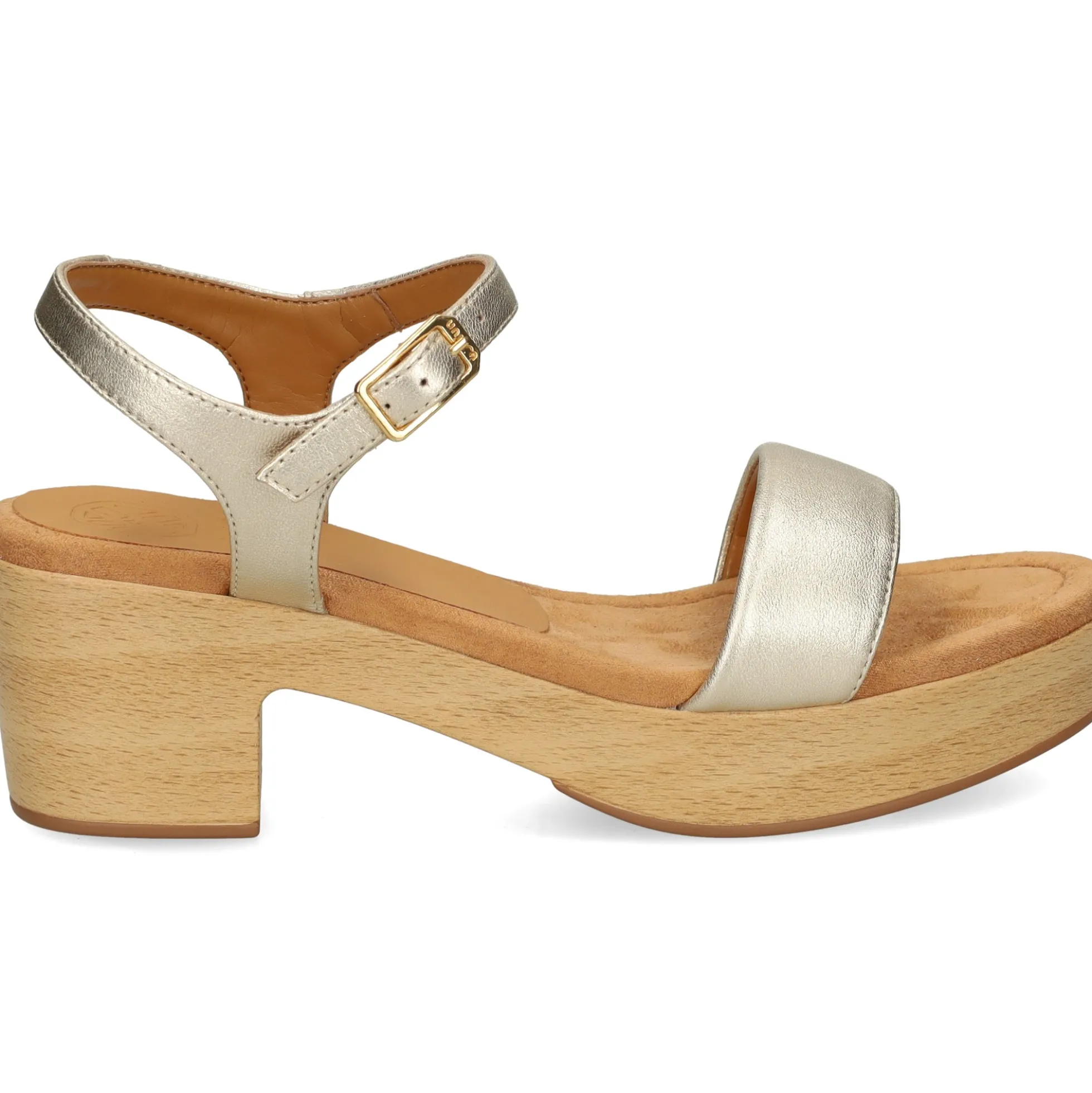 UNISA Sandalias con plataforma de Mujer IRITA_25_LMT PLATINO