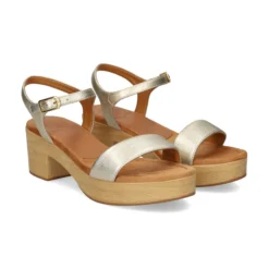 UNISA Sandalias con plataforma de Mujer IRITA_24_LMT PLATINO
