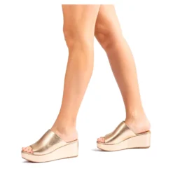 UNISA Sandalias con plataforma de Mujer KIRANE_MEC PLATINO