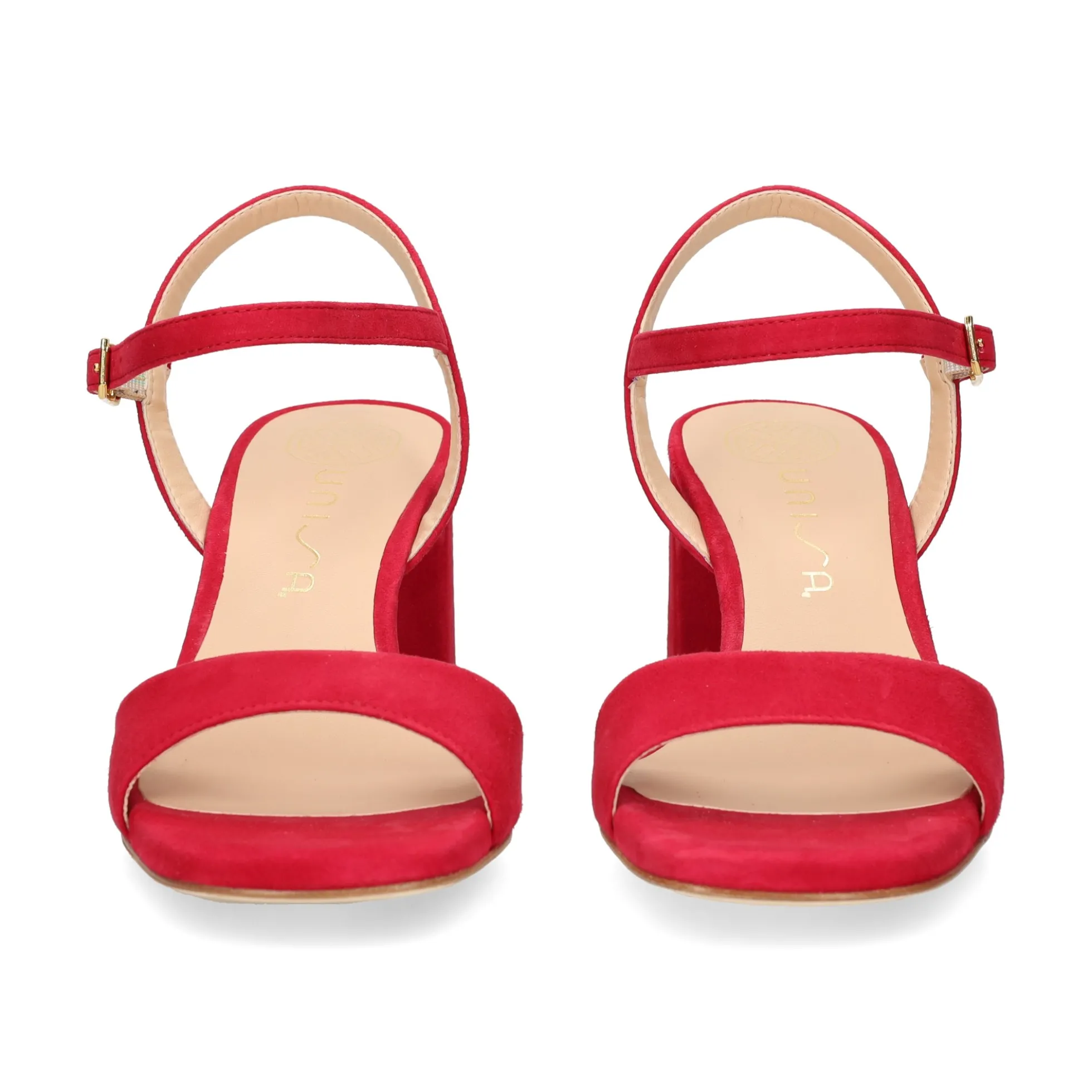 UNISA Sandalias con tacón de Mujer MORATY_25_KS CRANBERRY