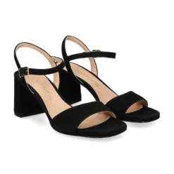 UNISA Sandalias con tacón de Mujer MORATY_24_KS NEGRO
